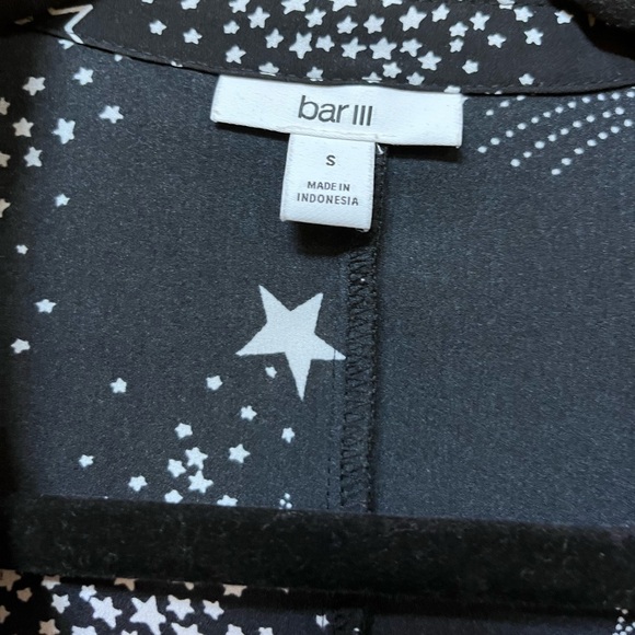 Indie Sleaze Astrology galaxy black bodysuit alternative whimsy goth size S - Picture 3 of 3